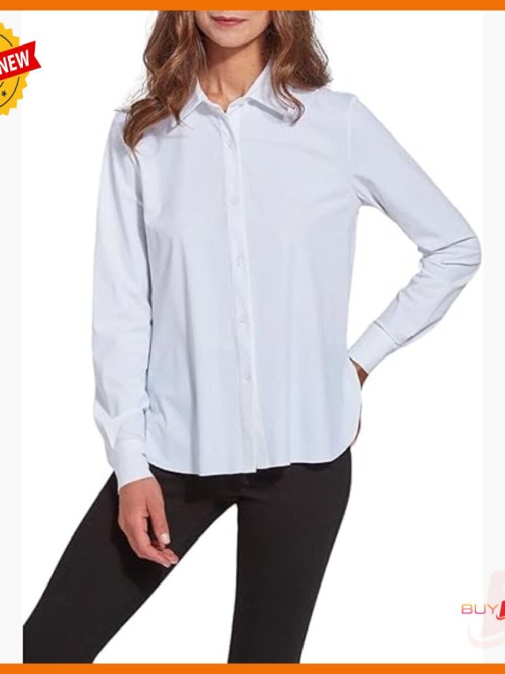 Slim Fit Long Sleeve Button Down Shirt, Wrinkle Resistant Microfiber, Travel